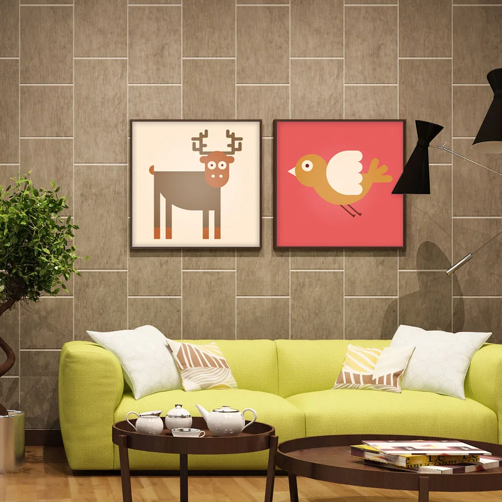 Animasi Kartun A4 Art Print Poster Gambar Kanvas Modern Wallpaper