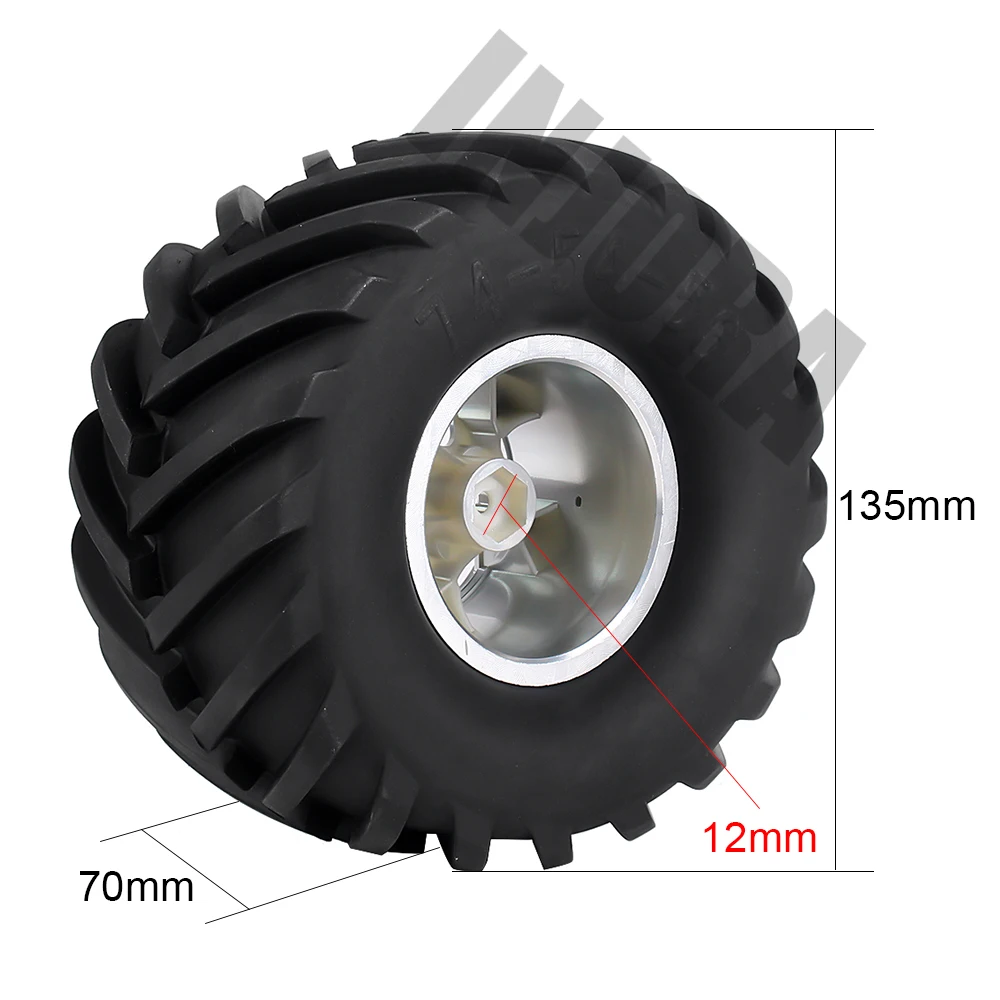 Комплект колес для 1/10 RC Monster Truck Traxxas HIMOTO HSP HPI с дистанционным управлением