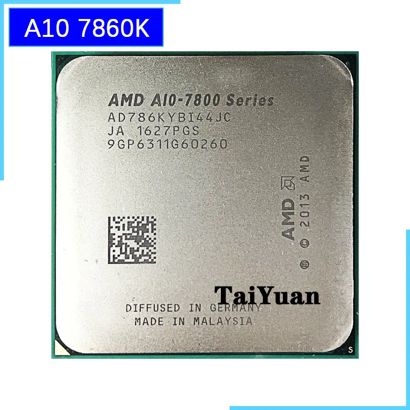 AMD A10-Series A10 7860 K A10 7860 K 3,6 ГГц четырехъядерный процессор AD786KYBI44JC разъем FM2