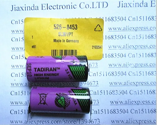 TADIRAN SL-361 SL361 PLC промышленная литиевая батарея 361 3,6 V 1600mah аккумулятор 2/3AA ячейка памяти фото промышленность с DIP3 ноги