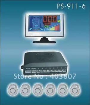 

free shipping parking sensor PS-911-B(6 sensors)