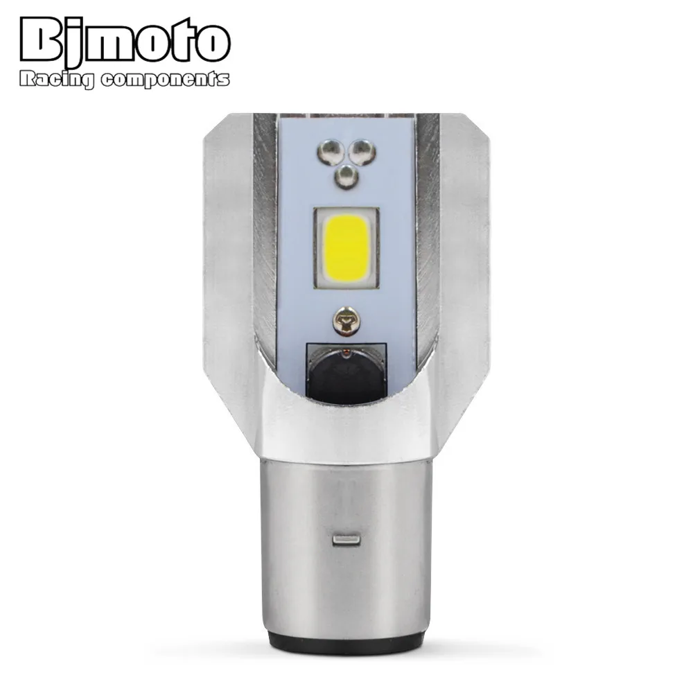 Светодиодный светильник лампочка BJMOTO H6 для мотоцикла 6 в 80 В постоянного тока Вт