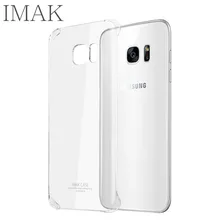 Чехол для samsung Galaxy S7 edge чехол Imak с украшением в виде кристаллов на заднюю панель ультра-тонкий пластик жесткий чехол Сверхтонкий чехол для планшета+ код для отслеживания отправления