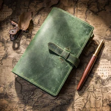 Yiwi винтажная папка А6 А5 настольная книга дорожный блокнот кожаная записная книжка-календарь