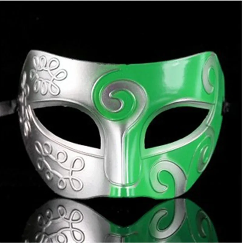 Модные Красочные мужские принца Джаз маскарадные маски пластиковая маска Хэллоуин тыква фестиваль Рождественская маска косплей поставки - Цвет: 15