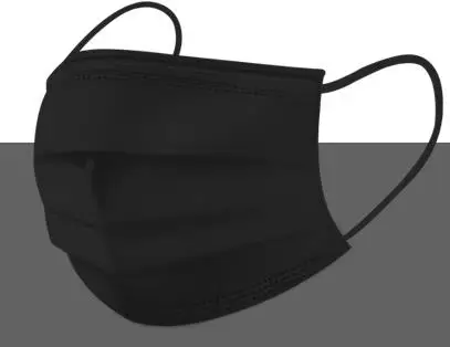 COFOE 50 шт. одноразовые маски медицинские хирургические ушной 3-слойные фанерные Анти-пыль хирургические маски рот против дымки Маски Углерода в - Цвет: black
