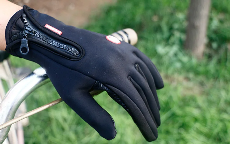 Регулируемый сенсорный экран Спорт на открытом воздухе Windstopper лыжные перчатки синие перчатки для верховой езды мотоциклетная перчатка MTB велосипедные перчатки мужские и женские