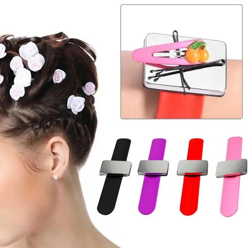 

Professional Salon Magnetic Bracelet Wrist Band Strap Belt Hair Clip Holder Hairdressing Hairdressing Supplies Barber Tools