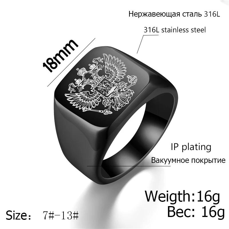 Customized Engraved Name Rings Stainless Steel Personalize Words Initials Letters Signet Ring For Men Women Wedding Gifts