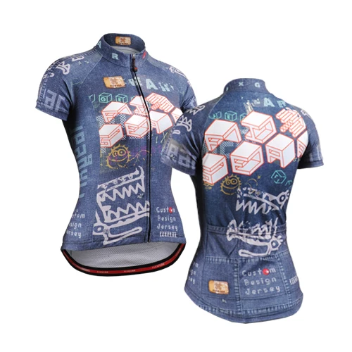 Для женщин Vélo велосипед Удобный коротким рукавом открытый рубашки куртки Top Coat красочные - Цвет: Многоцветный