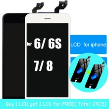 

[Free Gift] + Buy One Get One for Free AAAA Screen LCD For iPhone 6 6S 7 8 Screen LCD Replacement Display LCDS