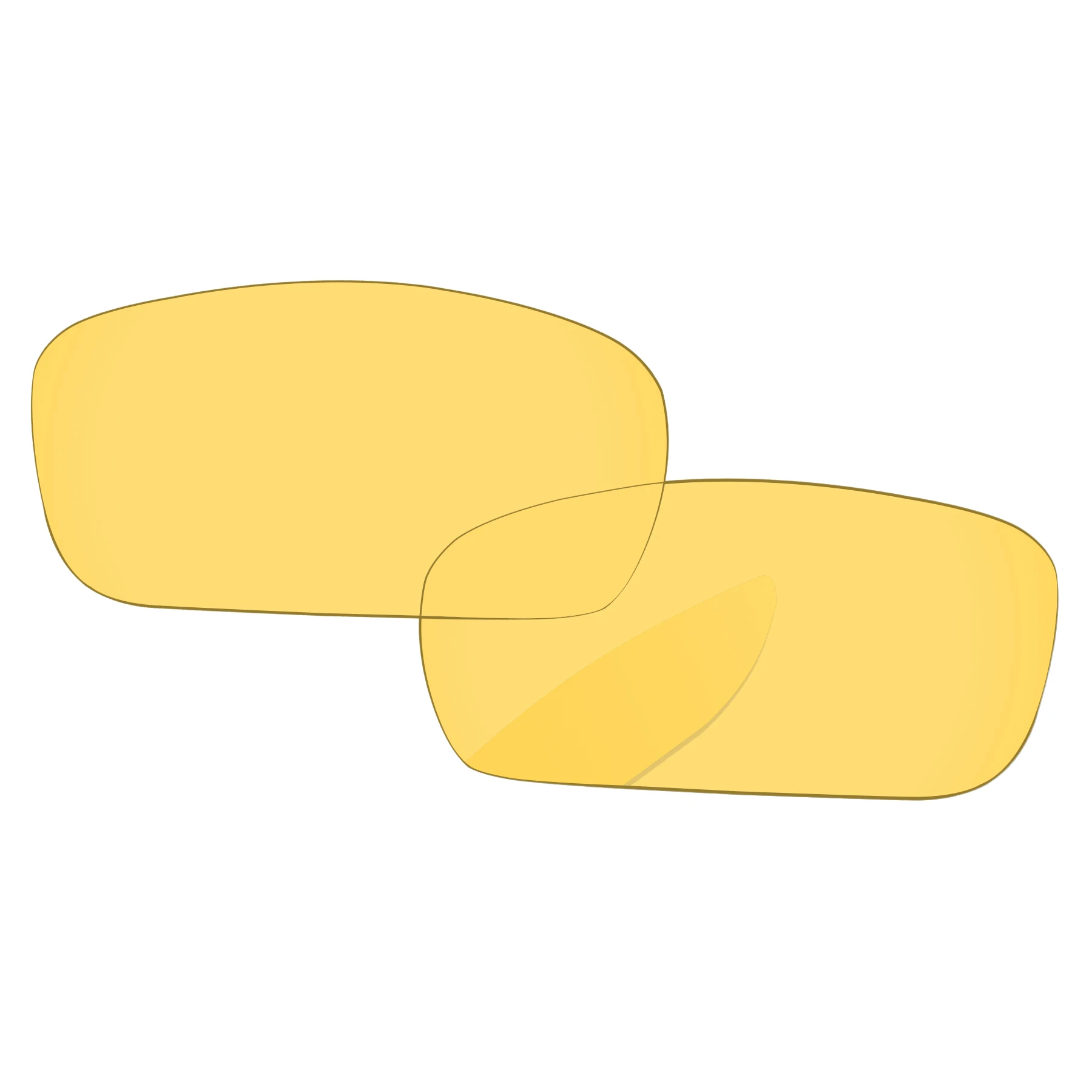 Papaviva кристально-желтые Сменные линзы для солнцезащитных очков с каркасом UVA и UVB защиты