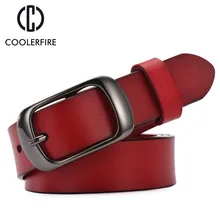 2017 Women’s strap casual all-match Women brief genuine leather belt women strap pure color belts Top quality jeans belt WH001