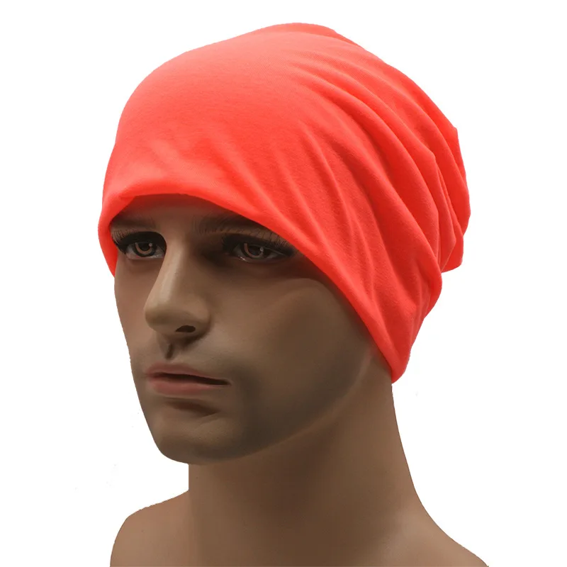 Брендовая Повседневная шапка, осенне-зимняя вязаная шапка для женщин, унисекс, шапка с черепом, мужская Кепка в стиле хип-хоп - Цвет: watermelon red