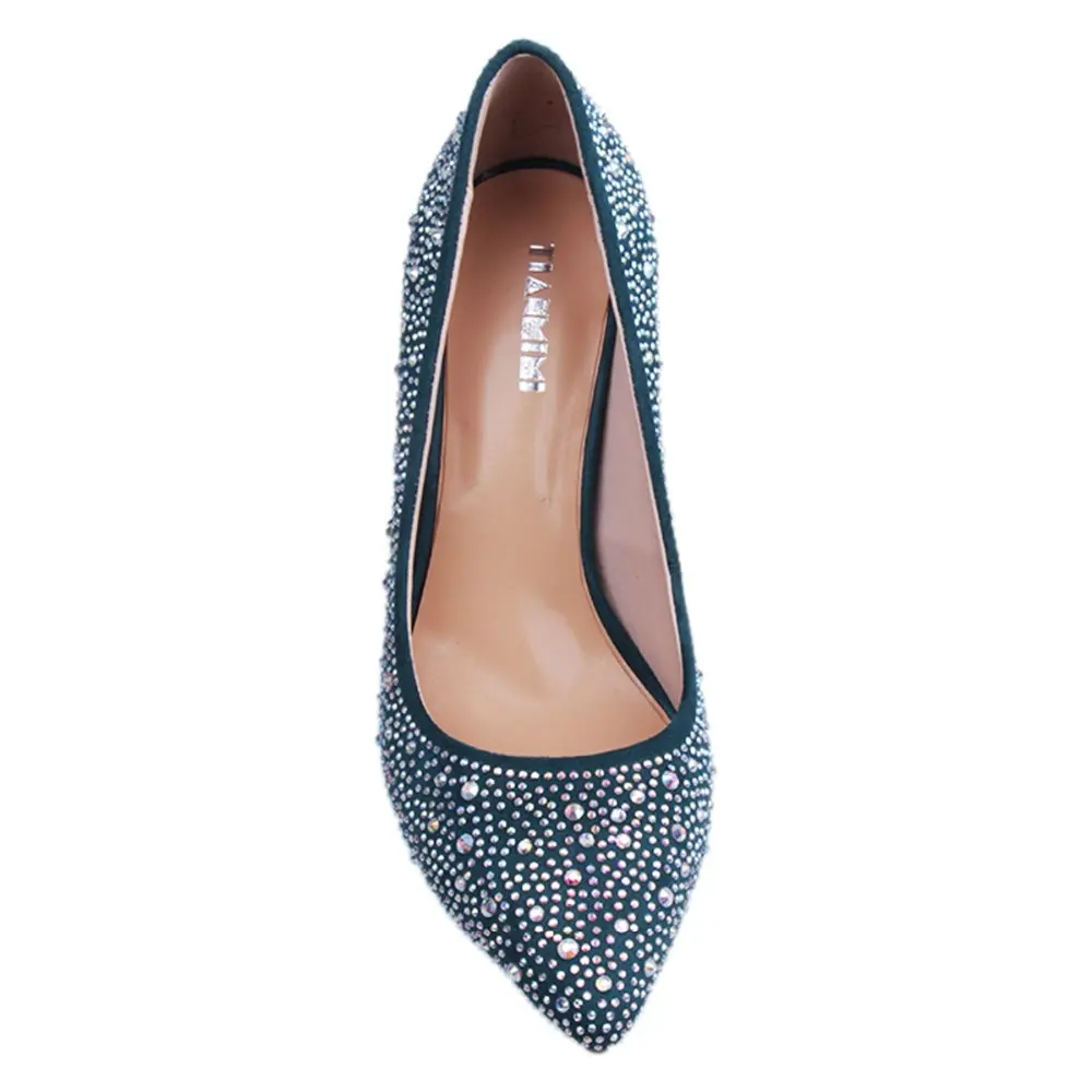 TIANMIMI Women Sexy High Heels Rhinestone Heels Ladies Wedding Shoes Fashion Party Spring Summer Fenty Beauty Pumps Women Shoes Women's Shoes