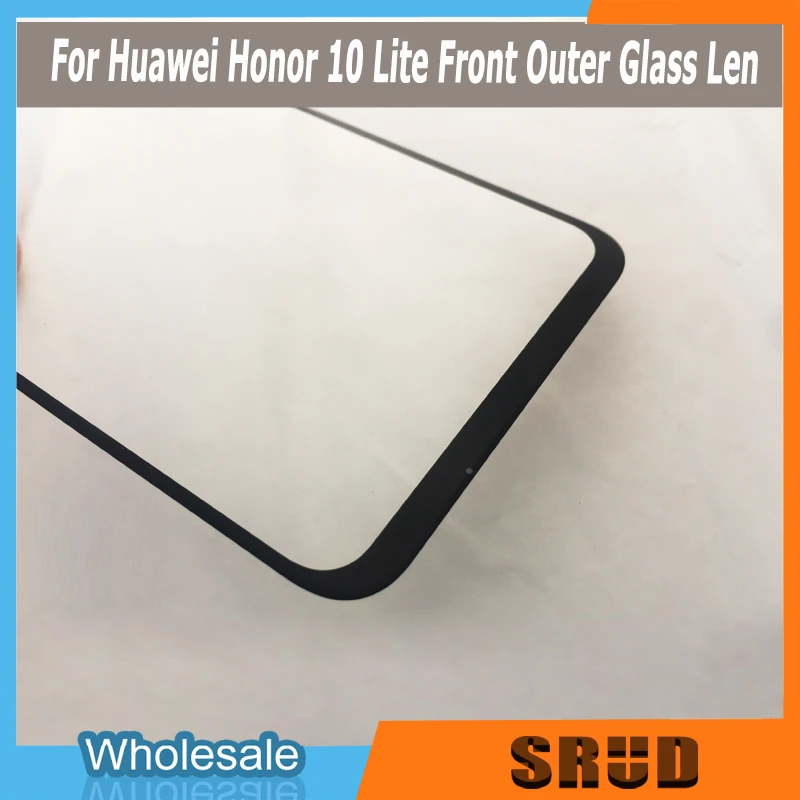 Для huawei Honor 10 Lite Передняя ЖК-стеклянная линза сенсорная панель внешняя стеклянная панель без гибкого покрытия