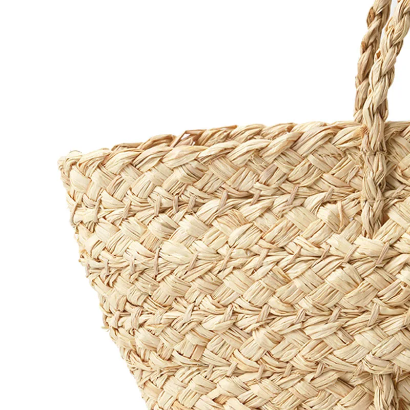 Women Straw Bags Female Summer Beach Shoulder Bag Lady Large Capacity Vintage Weave Bag High Quality Crossbody Basket Bag SS0390 (2)