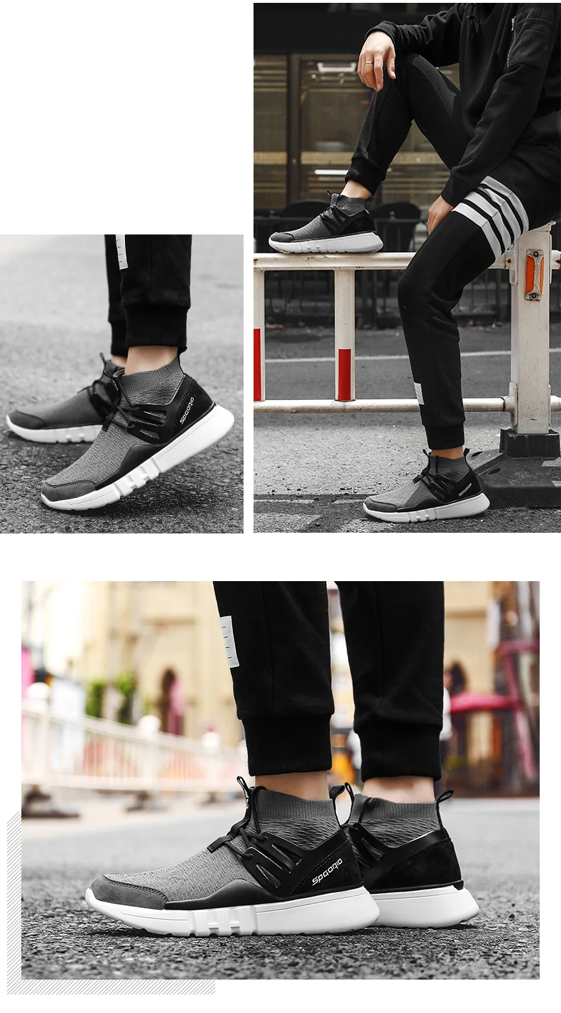 Срабатывает мужской прогулочная обувь лоскутное Кроссовки одноцветное Цвет спортивная обувь Легкий бег Спортивная обувь мужские плоские