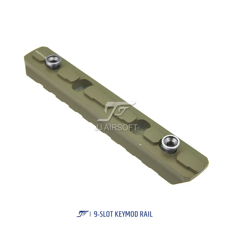 ACI 9-Slot 9 Слот KeyMod Rail CNC легкий(черный/красный/коричневый/серебристый) купить один получить 2 шт. Крышка рельса