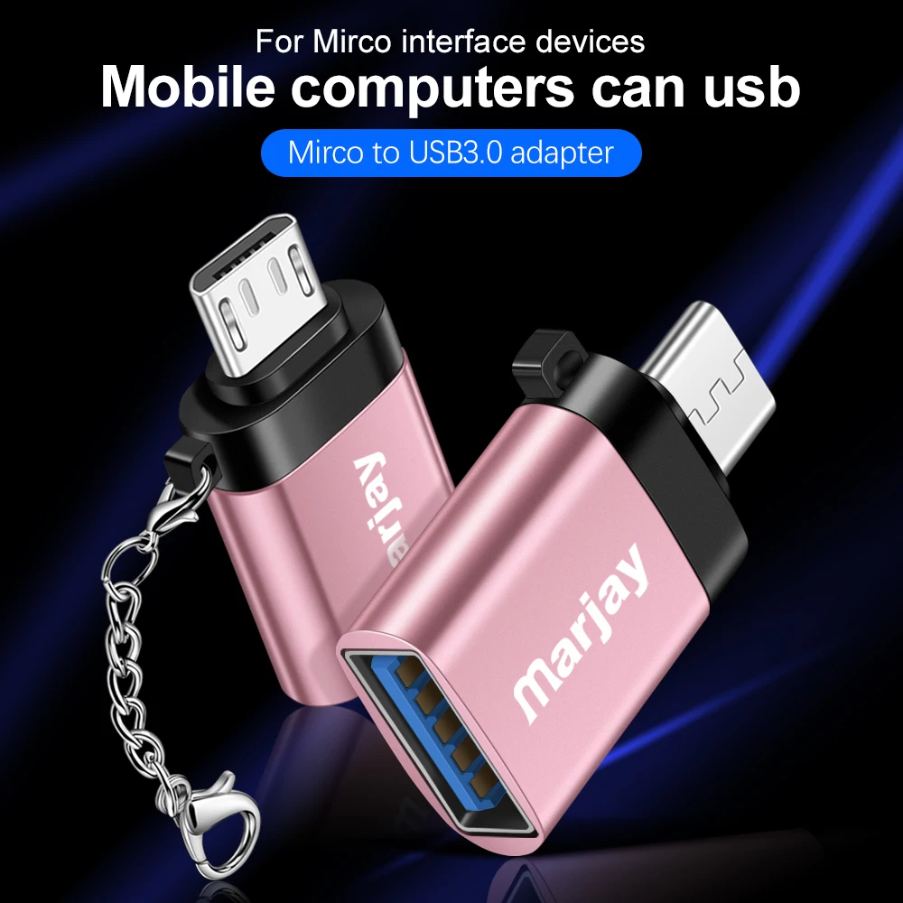 Marjay Micro USB OTG кабель адаптер для Xiaomi Redmi Note 5 Micro USB разъем для samsung S6 планшет Android USB 2,0 OTG адаптер