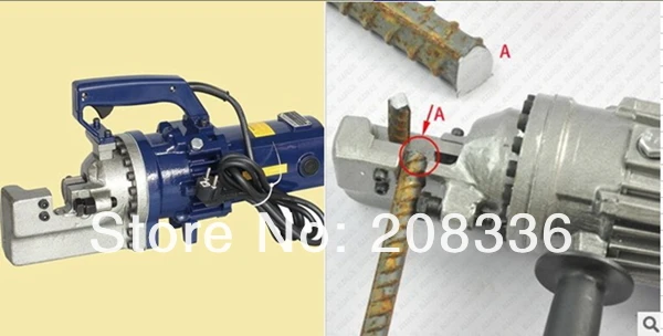 Автоматический гидравлический арматурный инструмент для скручивания электрической стали инструмент для резки каната RC-20 для резки стали бар диапазон 4-20 мм CE проверенный