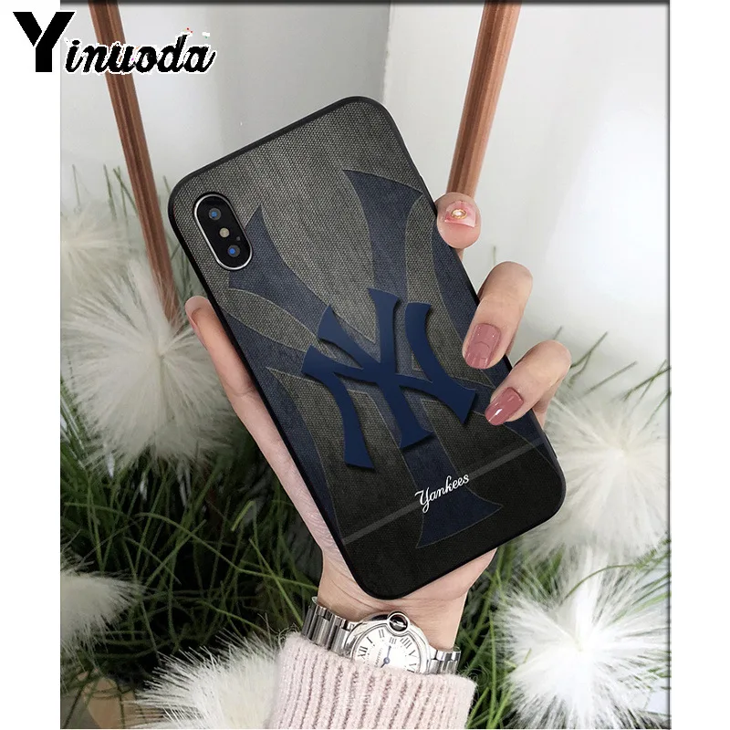 Yinuoda New York Yankees Boston Red Sox бейсбольный Мягкий ТПУ чехол для телефона iPhone X XS MAX 6 6s 7 7plus 8 8Plus 5 5S SE XR