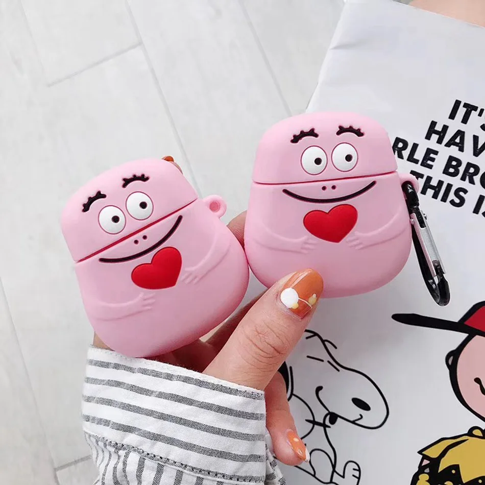 

For Apple Airpods Case Cute Earphone Case for Airpods 1 2 Cover Soft Silicone Protective Bag Wireless Earbuds Case Cover