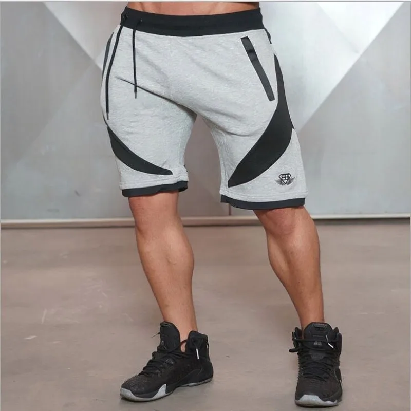 2016 summer New Brand High Quality shorts men Bodybuilding shark and shorts golds clothing