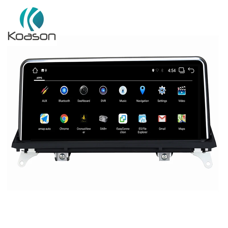 Koason 10,2" HD экран Android 8,1 автомобильный аудио Авто Видео Медиа стерео плеер для BMW X5 X6 E70 E71 2007-2010 CCC gps навигация