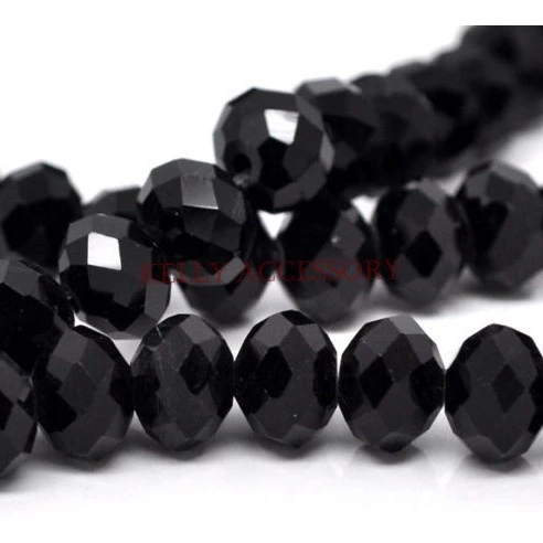 20pcs Smokey Grey Glass Faceted 8mm Rondelle Crystal Beads Craft Jewellery 20pcs Smokey Grey Glass Faceted 8mm Rondelle Crystal Beads Craft Jewellery