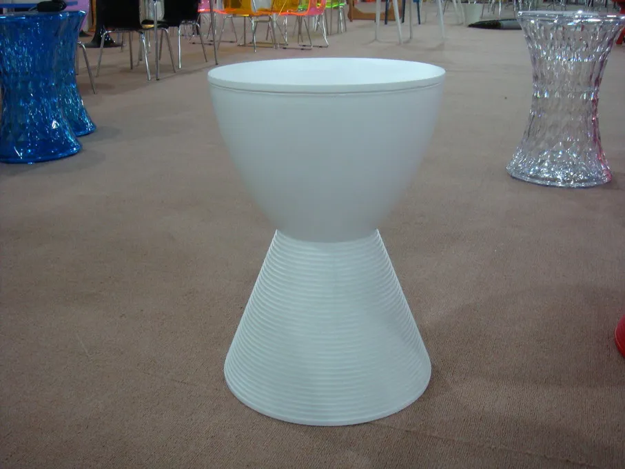 Горячая Распродажа, современный дизайн, пластиковый круглый стул, обеденный стул, популярные красочные стулья, кафе, минималистичный дизайн, круглый стул - Цвет: White