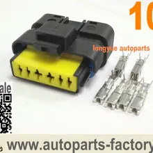 Longyue 10 шт. FCI 6 способ женский автомобильный инжектор разъем