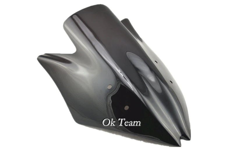 Z1000 Bubble лобового стекла ветрового Fit 2007 209 Z 1000 07 08 09 Черный ABS Бесплатная