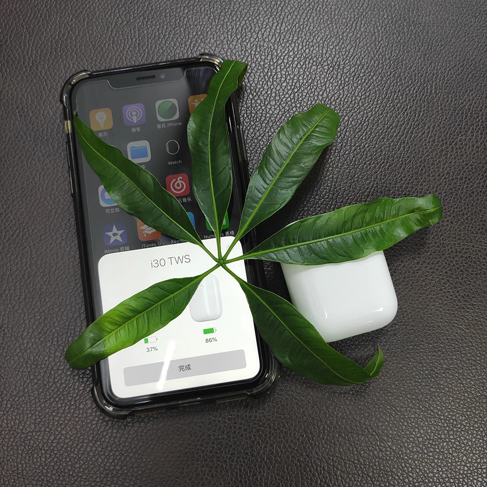 

i30 TWS 1:1 Replica size Bluetooth 5.0 Earphones Separate use Pop up Wireless Earphone 6D Super Bass PK W1 chip i20 i10 i12TWS