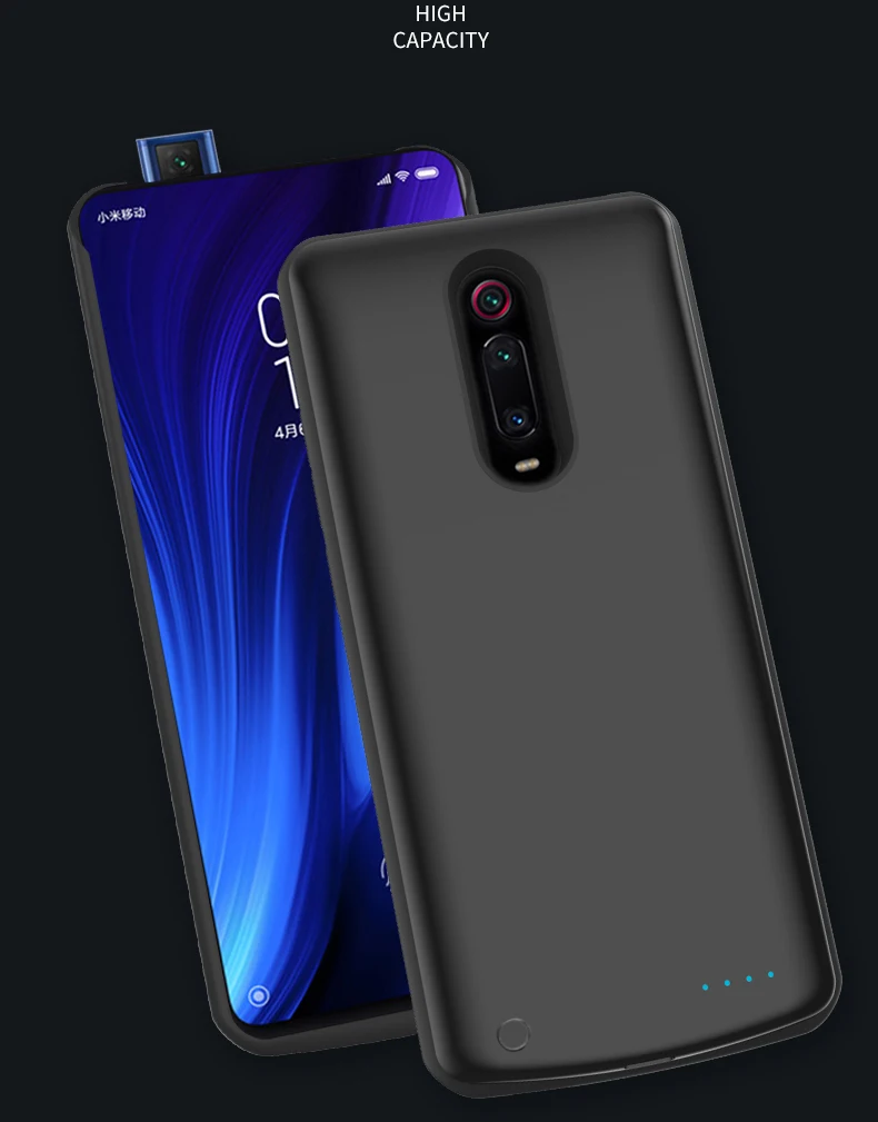 Online 5000 mAh Batterie Ladegerät Fall Für Xiaomi Redmi K20 Pro Tragbare Reise Lade Power Bank Telefon Fall Abdeckung ForRedmi K20 pro Capa