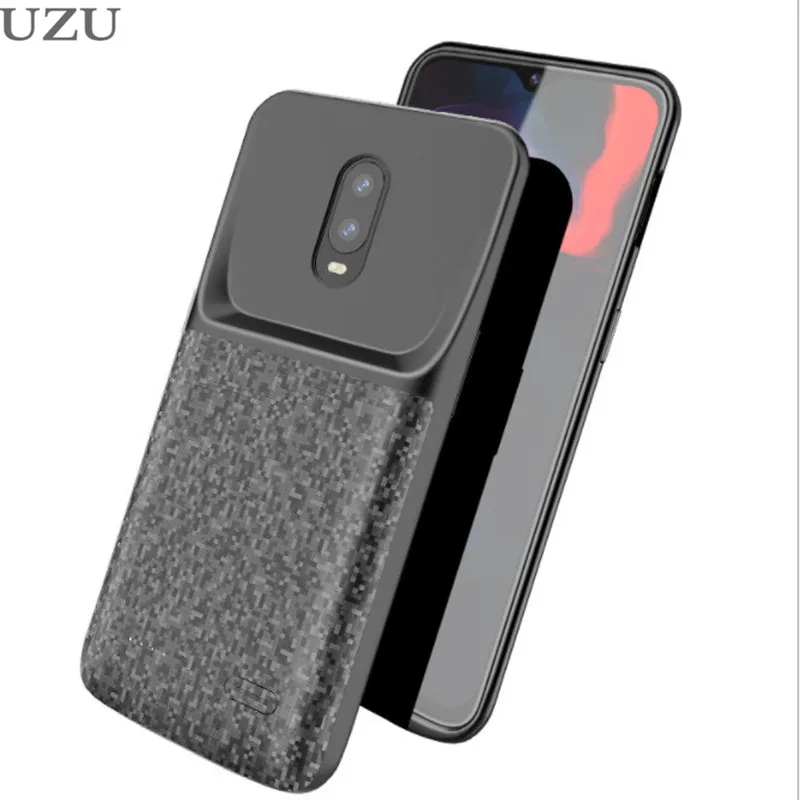 

4700mah high capacity battery charger case for Oneplus 6T external portable wireless charging cover for One Plus 6T 2in1 luxury