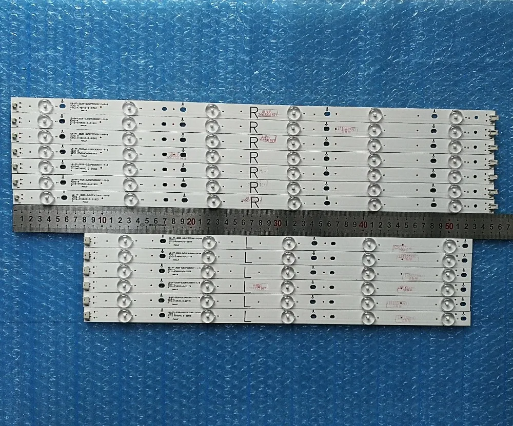 

12PCS/set New LED Strip For Philips TV 50PFF2651 50PFF3655 50PFF5655 50PFF3750 55PUF6092/T3 LB-PF3528-GJD2P5C506X11-R-B