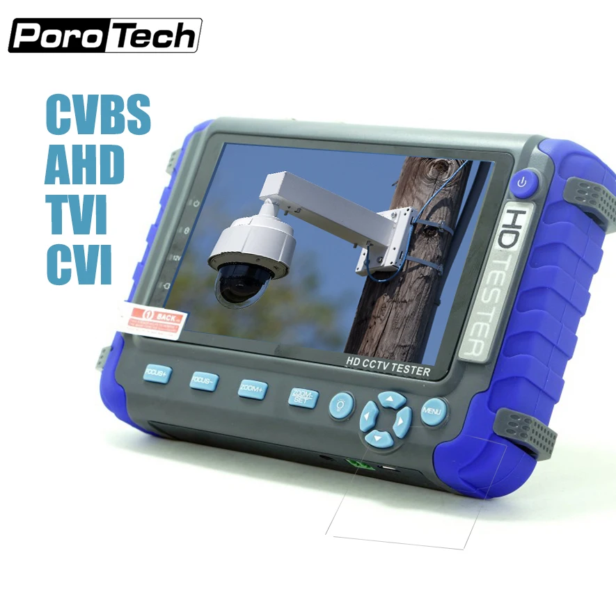 CCTV тестер монитор 5 дюймов 8MP AHD TVI CVI DC12V Выход|Камеры видеонаблюдения| |