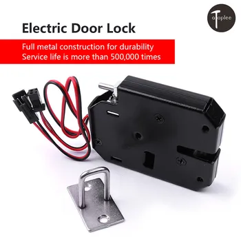 

1Pcs DC12V 2A Electromagnetic Latch Door Lock Electric Drop Bolt Picks Auto DC Solenoid Induction Lock 73x59.5x13mm