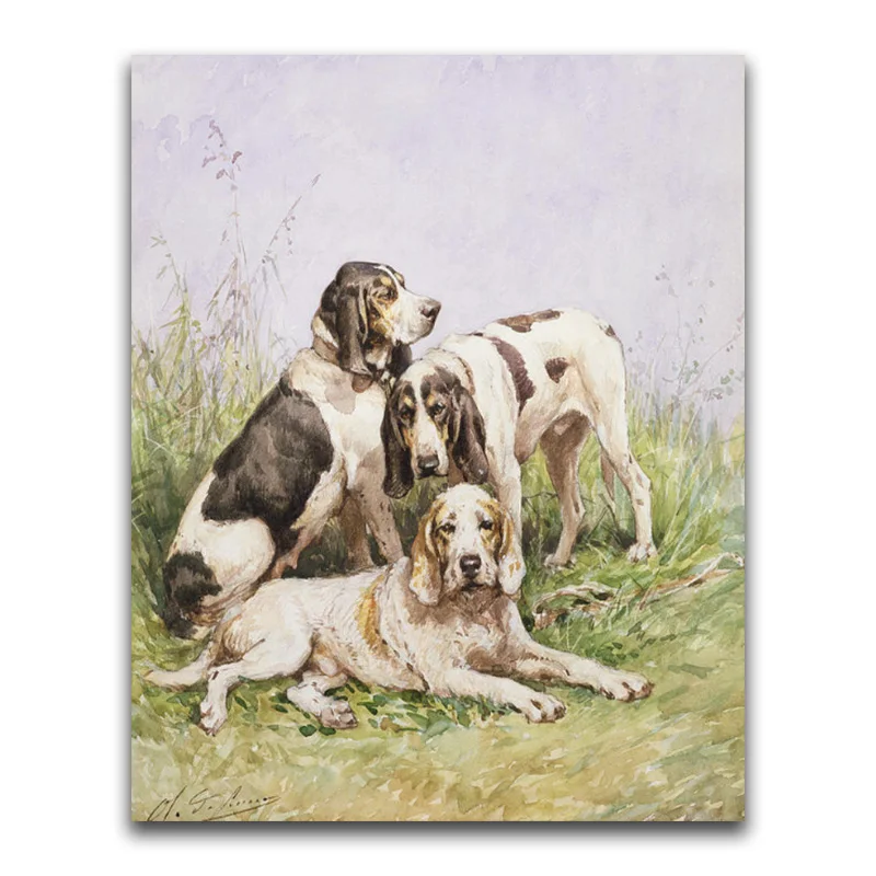 Full Square Diamond painting dog 5D DIY Diamond embroidery Cross stitch Cartoon  puppy Full Round Diamond mosaic Animal pets 