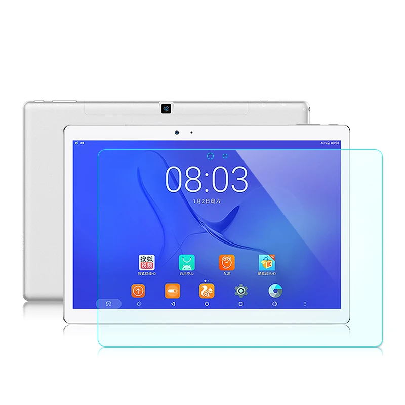 2 X Стекло для Teclast T10/мастер T10 10,1 дюйма закаленное Стекло Экран протектор 2.5D с уровнем твердости 9 H Премиум Защитная пленка руководство с отверстием