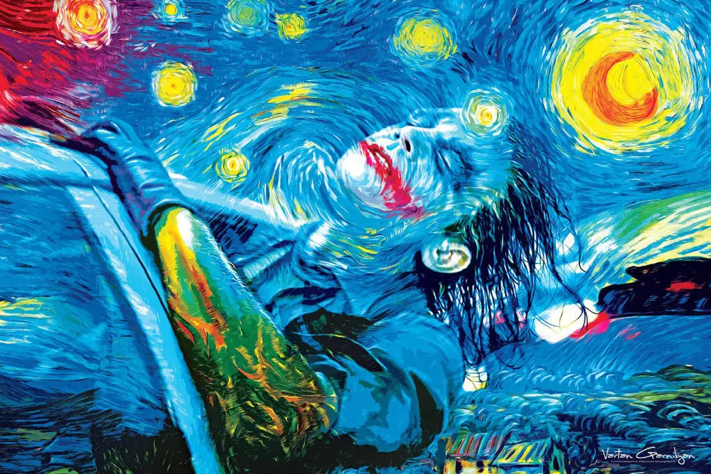 

Psychedelic Trippy Inebriation Man Nice Home Decor Silk Poster Art Bedroom Decoration 1646
