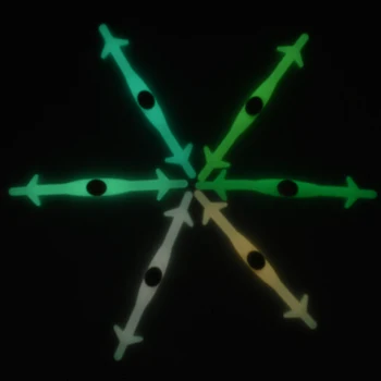 

Silicone No Tie Shoelaces Luminous Elastic Silicone Shoe Laces Glowing in the Dark 12pcs/Set