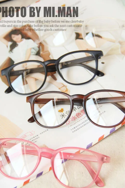 Discount Frame metal small Round vintage plain Mirror glasses Frame Nerd Geek Eyeglasses