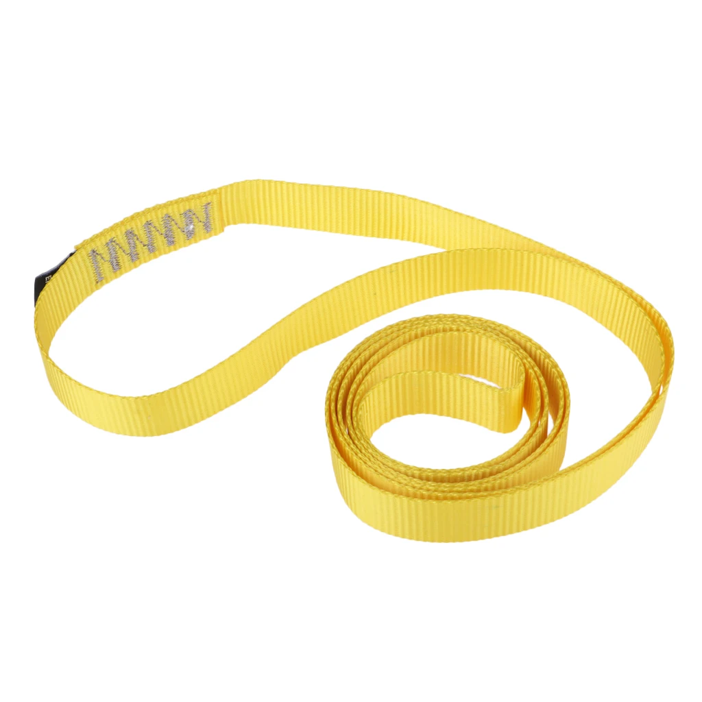 2pcs 23mm Nylon Sling Runner 35kN Rock Climbing Loop Lightweight Durable Descending Webbing Strap
