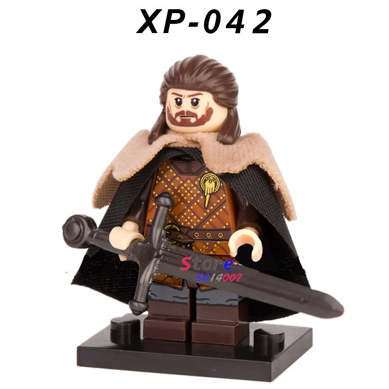 XP042 50 шт. Игра престолов лед и огненный снег Старк белый Уолк Джор мормонт самвелл средневековый рыцарь детские игрушки для детей - Цвет: XP042