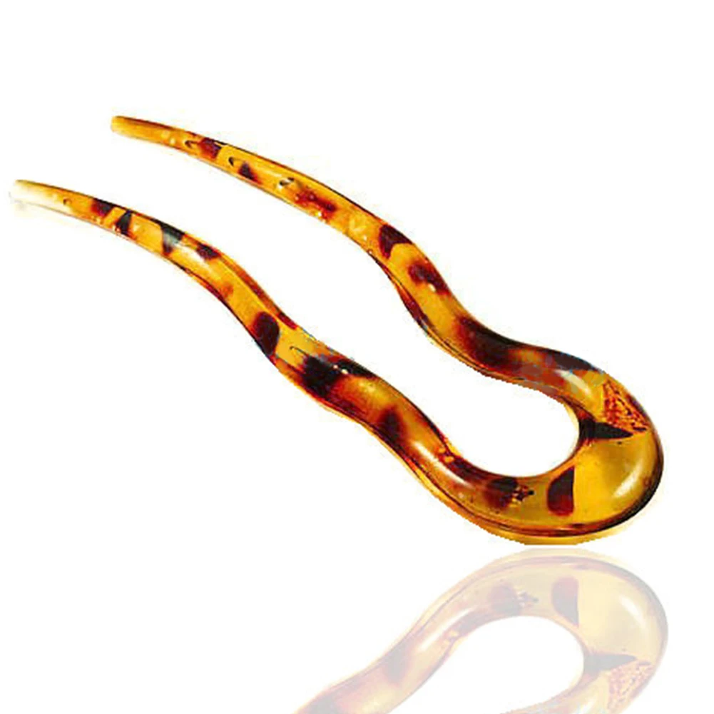 

Women Black Newly Magic Bending Clip Hair Stick Plastic Hairpin Clips Simple Pin Headwear Accessories