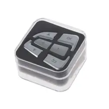 12 шт./компл. рулевого колеса Кнопка Стикеры наклейка декоративные Чехлы для Mercedes Benz GLC C Class B GLA CLA CLS GLE GLS GLK