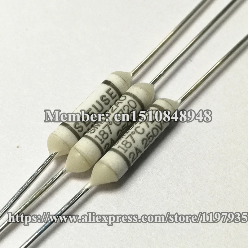 MICROTEMP SM182A0 250 В 2 а 187 градусов Термопредохранитель резистивные предохранители А