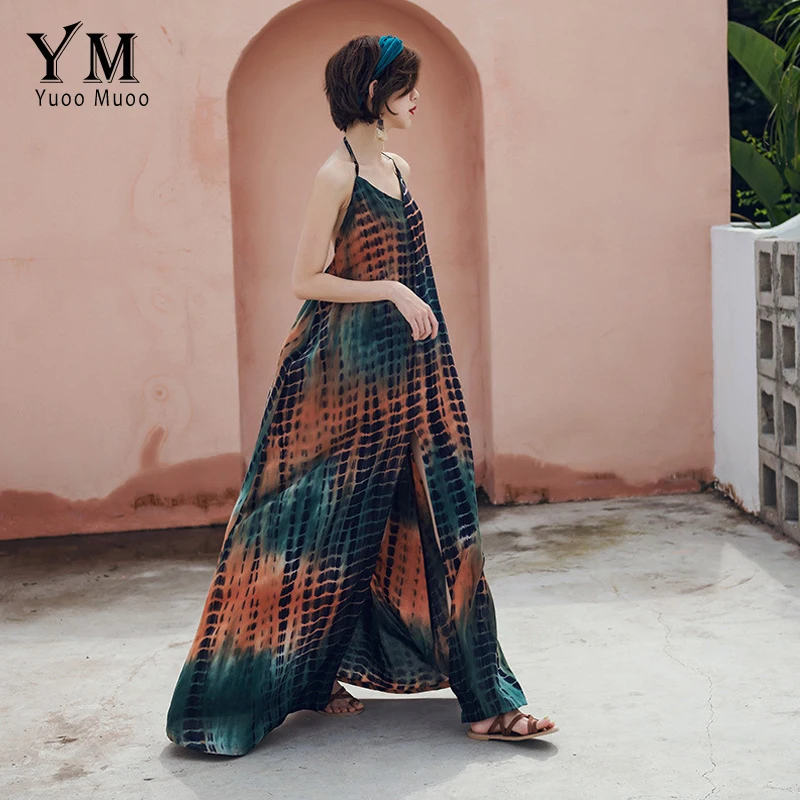 YuooMuoo العلامة التجارية منقوشة المطبوعة الخامس الرقبة ماكسي اللباس النساء 2019 شيك البوهيمي فستان صيفي لونغ بيتش النساء اللباس vestidos دي فيرانو YuooMuoo العلامة التجارية منقوشة المطبوعة الخامس الرقبة ماكسي اللباس النساء 2019 شيك البوهيمي فستان صيفي لونغ بيتش النساء اللباس vestidos دي فيرانو